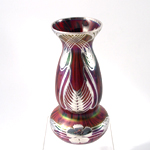 KRALIK SILVER OVERLAY VASE