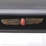 ART DECO HORN BROOCH
