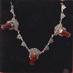 ART DECO SILVER NECKLACE